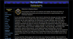 Desktop Screenshot of mysticalblaze.com